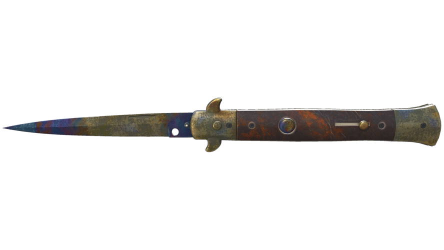 ★ Stiletto Knife | Case Hardened (Battle-Scarred)