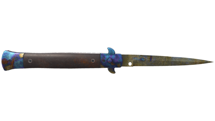 ★ Stiletto Knife | Case Hardened (Battle-Scarred)