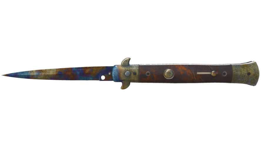 ★ Stiletto Knife | Case Hardened (Battle-Scarred)