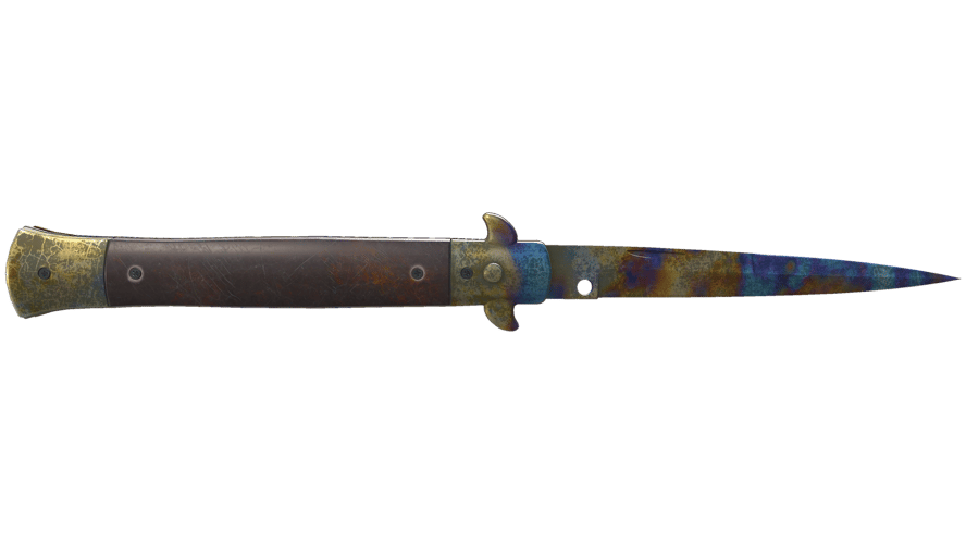 ★ Stiletto Knife | Case Hardened (Battle-Scarred)