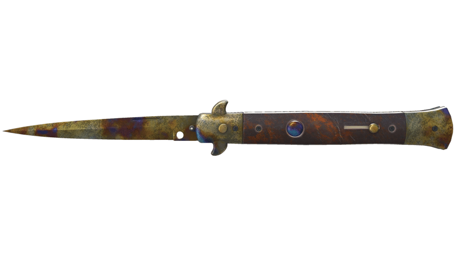 ★ Stiletto Knife | Case Hardened (Battle-Scarred)