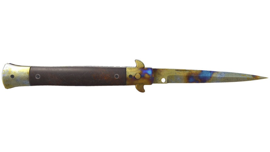 ★ Stiletto Knife | Case Hardened (Field-Tested)