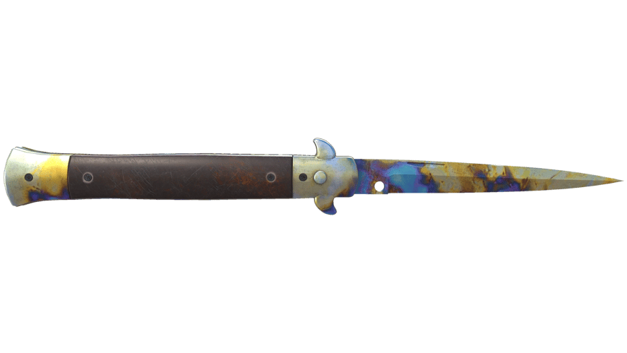 ★ Stiletto Knife | Case Hardened (Field-Tested)