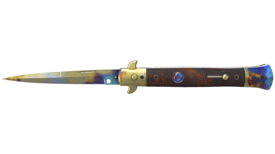 ★ Stiletto Knife | Case Hardened (Minimal Wear)