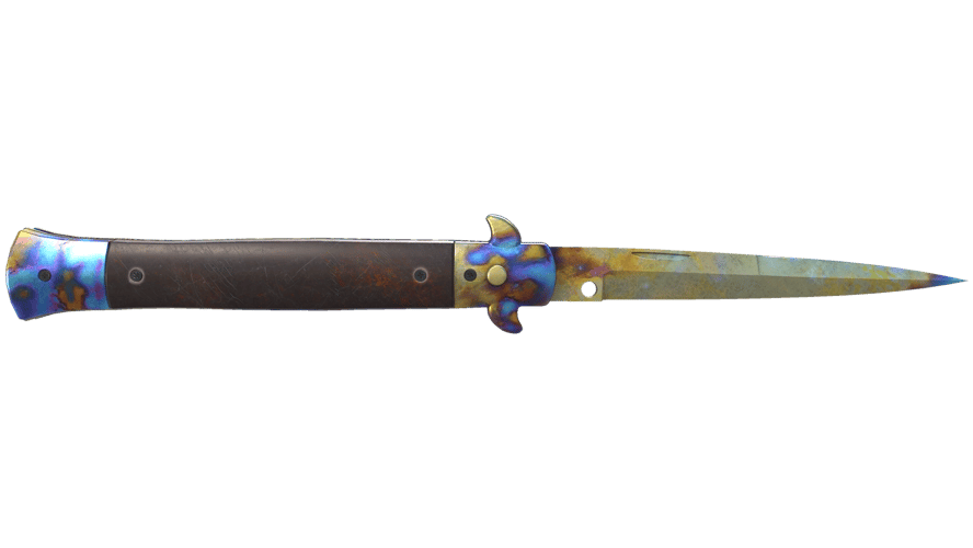 ★ Stiletto Knife | Case Hardened (Minimal Wear)