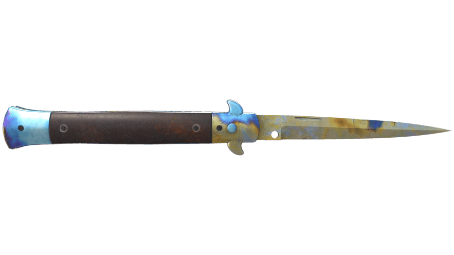★ Stiletto Knife | Case Hardened (Minimal Wear)