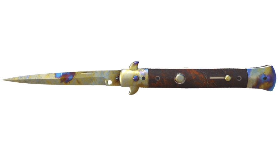 ★ Stiletto Knife | Case Hardened (Minimal Wear)