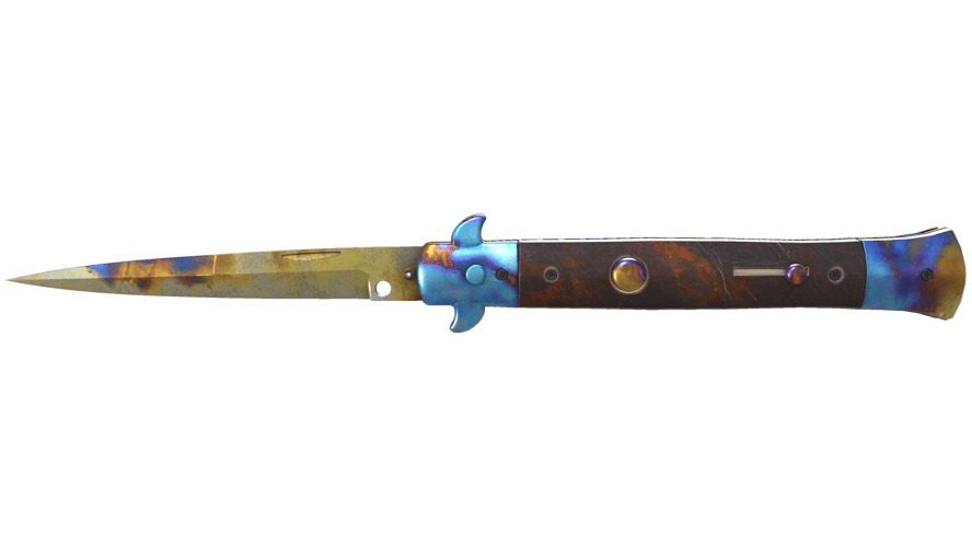 ★ Stiletto Knife | Case Hardened (Minimal Wear)