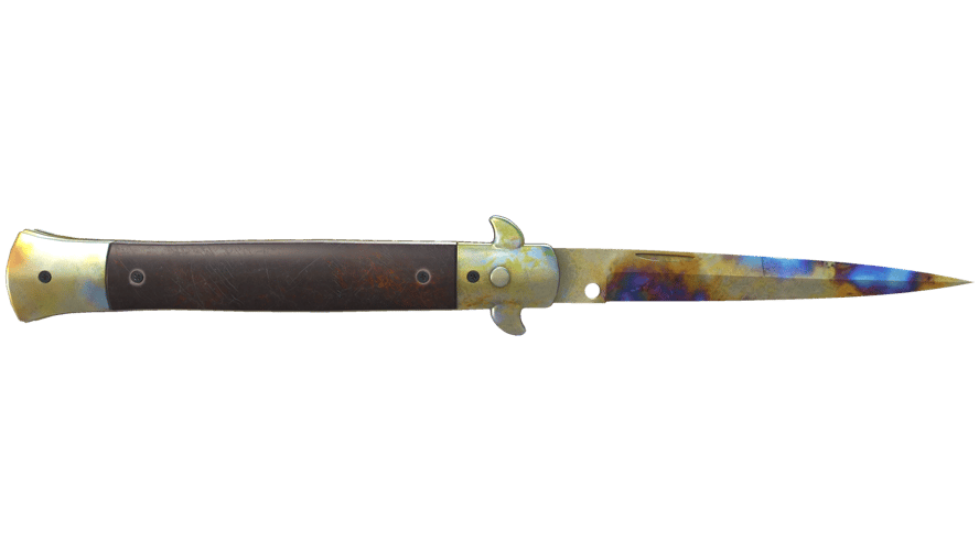 ★ Stiletto Knife | Case Hardened (Minimal Wear)