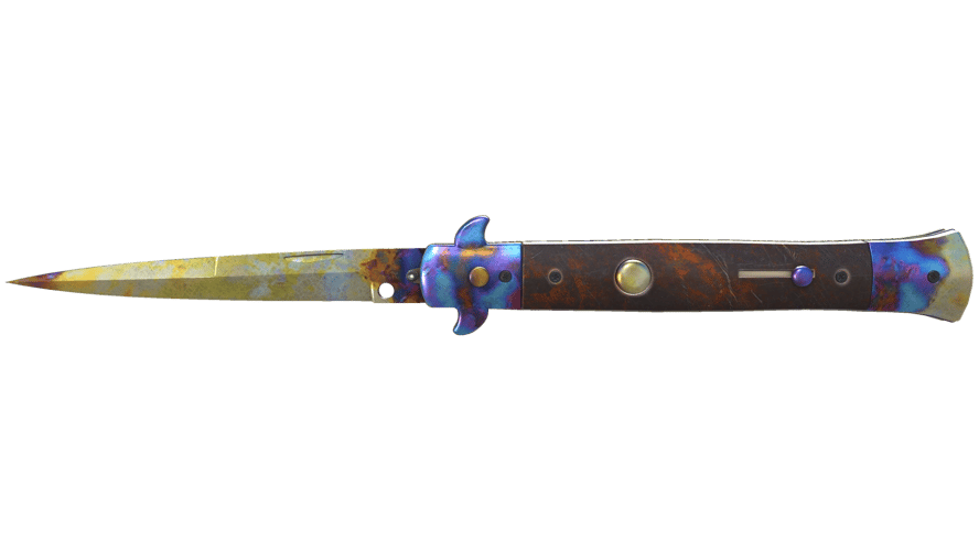 ★ Stiletto Knife | Case Hardened (Minimal Wear)