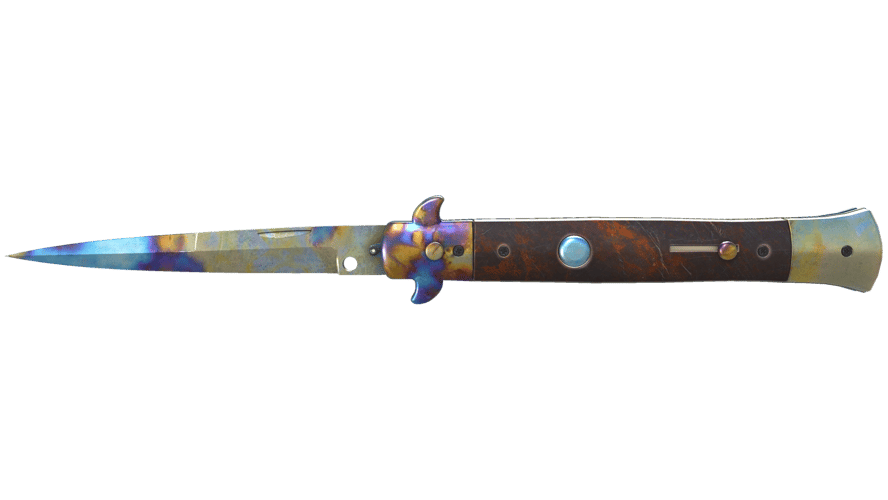★ Stiletto Knife | Case Hardened (Minimal Wear)