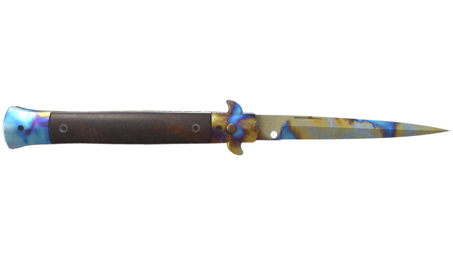 ★ Stiletto Knife | Case Hardened (Minimal Wear)