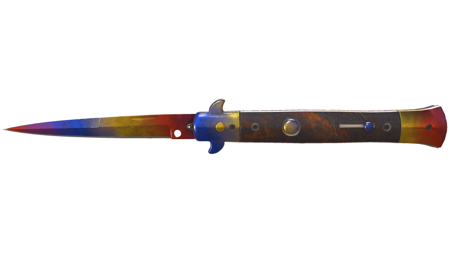 ★ Stiletto Knife | Marble Fade (Minimal Wear)