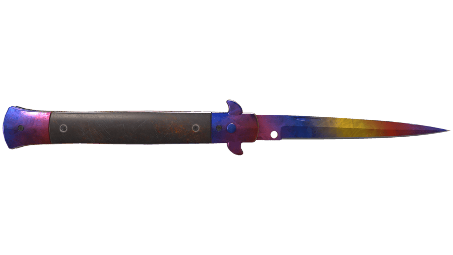 ★ Stiletto Knife | Marble Fade (Minimal Wear)