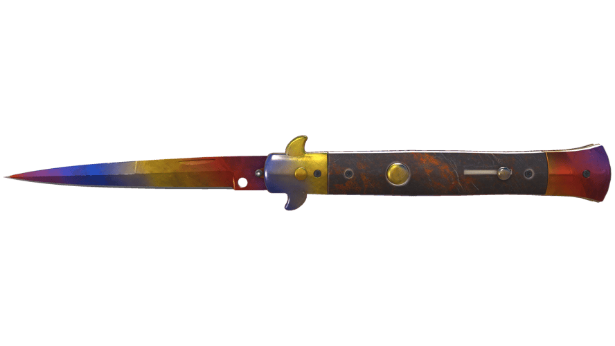 ★ Stiletto Knife | Marble Fade (Minimal Wear)