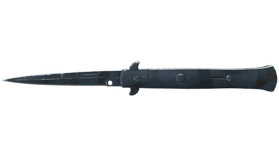 ★ Stiletto Knife | Night Stripe (Well-Worn)