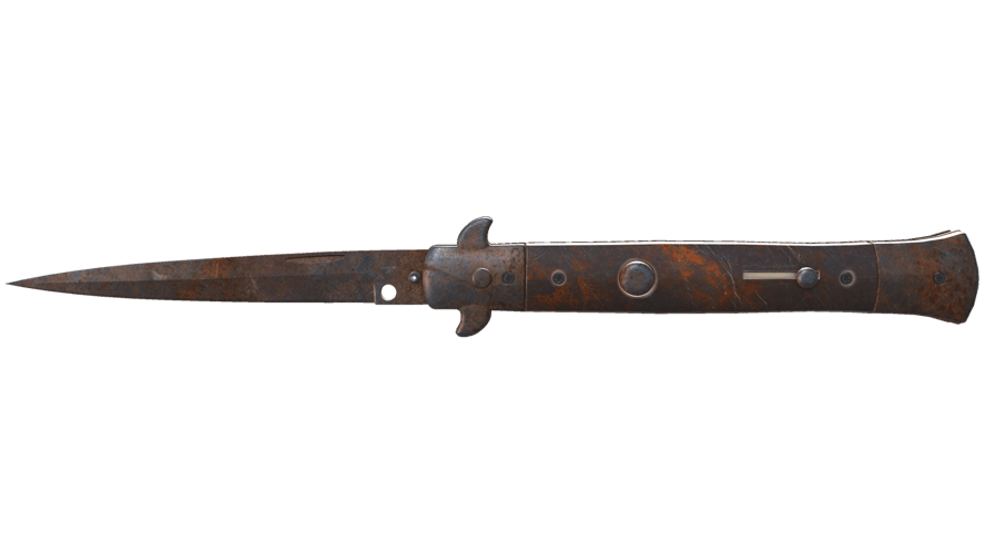 ★ Stiletto Knife | Rust Coat (Battle-Scarred)