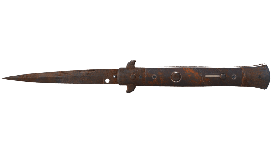 ★ Stiletto Knife | Rust Coat (Battle-Scarred)