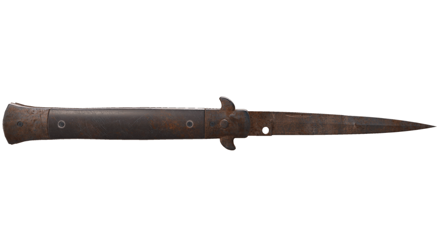 ★ Stiletto Knife | Rust Coat (Battle-Scarred)
