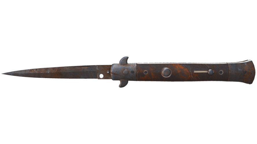 ★ Stiletto Knife | Rust Coat (Battle-Scarred)
