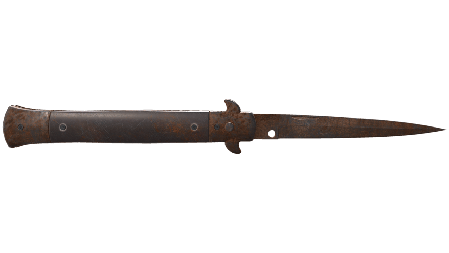★ Stiletto Knife | Rust Coat (Battle-Scarred)