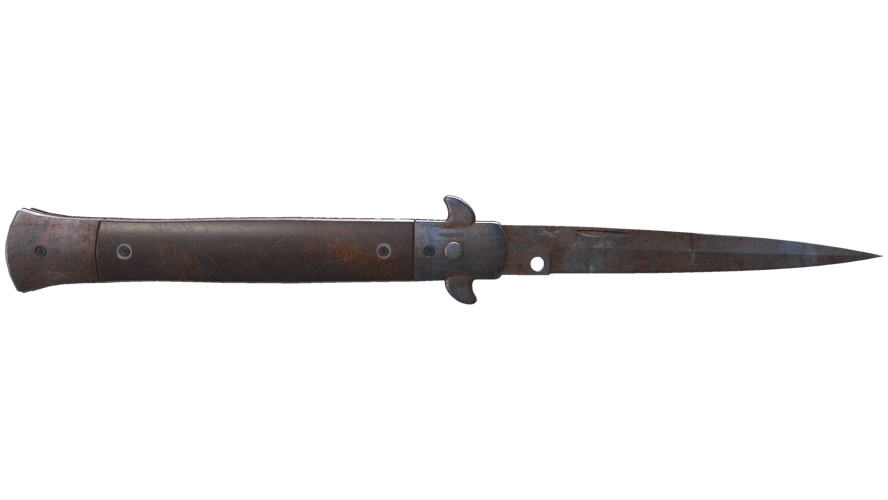 ★ Stiletto Knife | Rust Coat (Well-Worn)