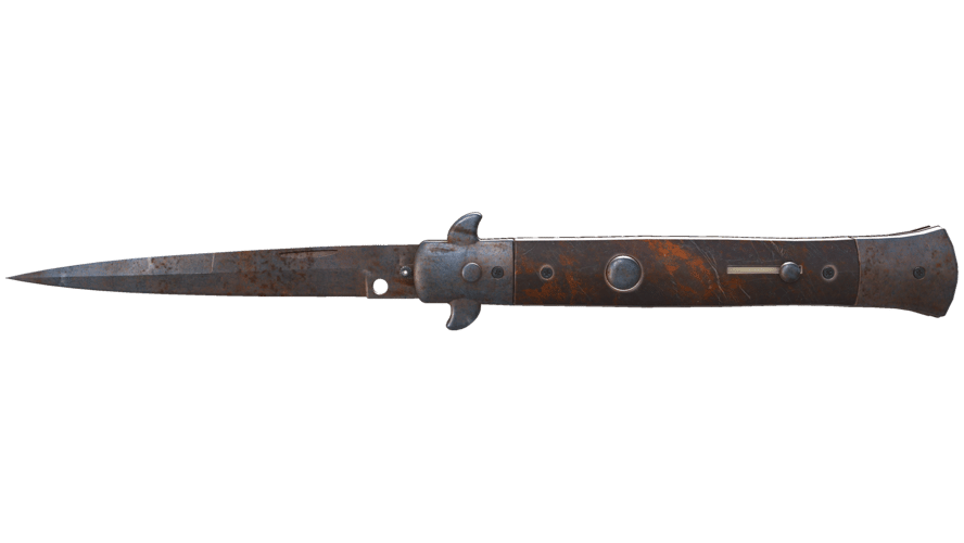 ★ Stiletto Knife | Rust Coat (Well-Worn)