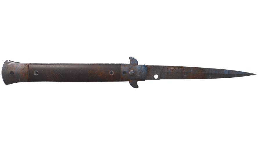 ★ Stiletto Knife | Rust Coat (Well-Worn)