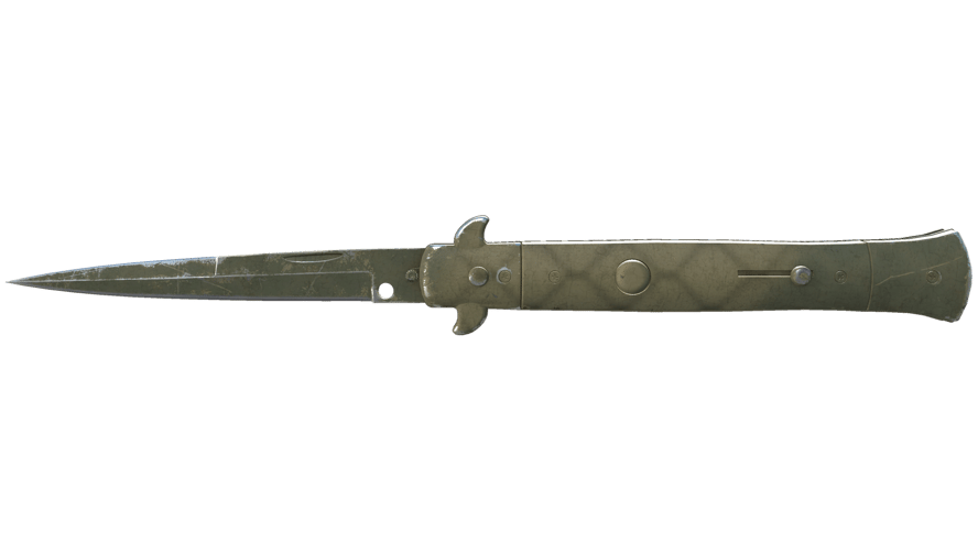★ Stiletto Knife | Safari Mesh (Battle-Scarred)