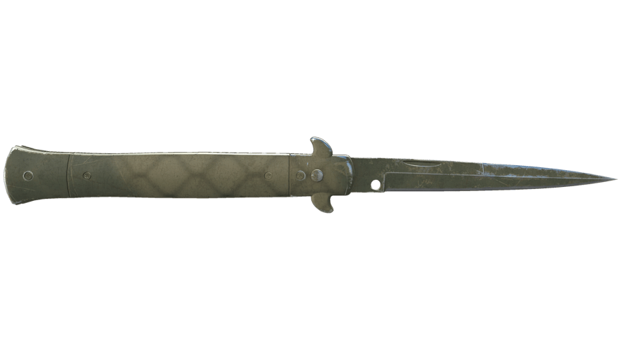 ★ Stiletto Knife | Safari Mesh (Battle-Scarred)