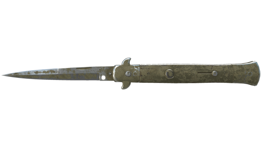 ★ Stiletto Knife | Safari Mesh (Battle-Scarred)