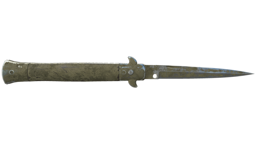★ Stiletto Knife | Safari Mesh (Battle-Scarred)