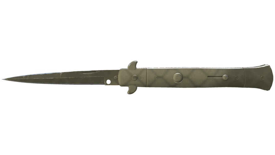 ★ Stiletto Knife | Safari Mesh (Field-Tested)