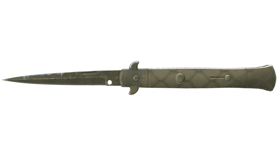 ★ Stiletto Knife | Safari Mesh (Well-Worn)