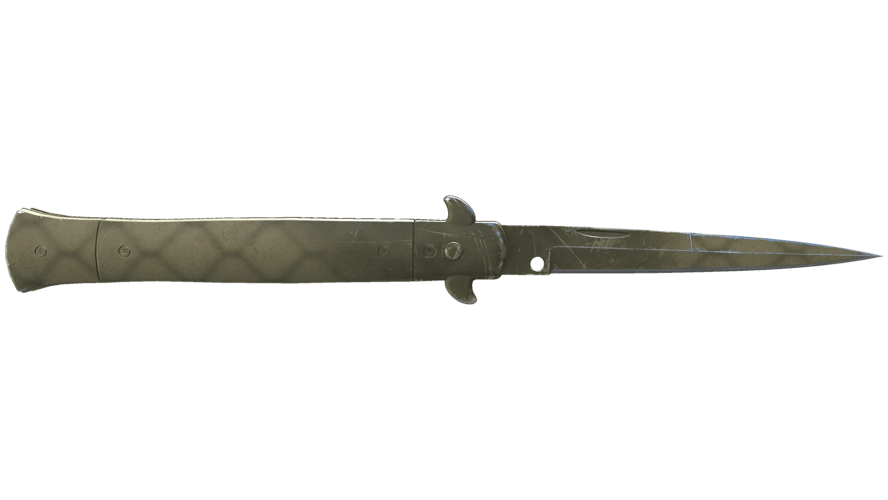 ★ Stiletto Knife | Safari Mesh (Well-Worn)