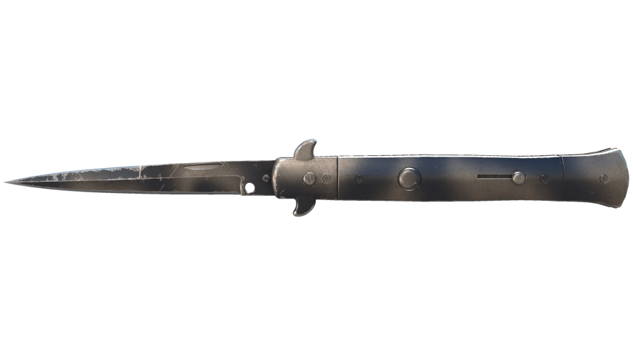 ★ Stiletto Knife | Scorched (Well-Worn)