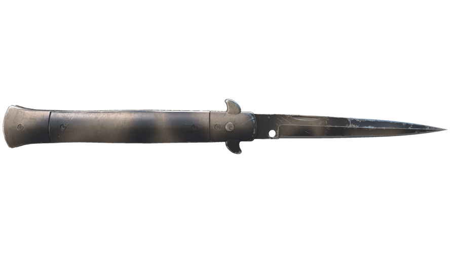 ★ Stiletto Knife | Scorched (Well-Worn)