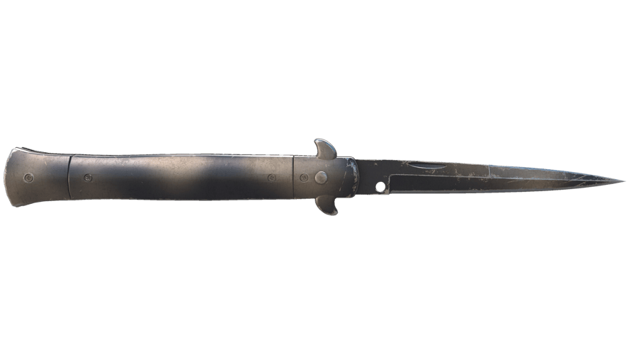 ★ Stiletto Knife | Scorched (Well-Worn)