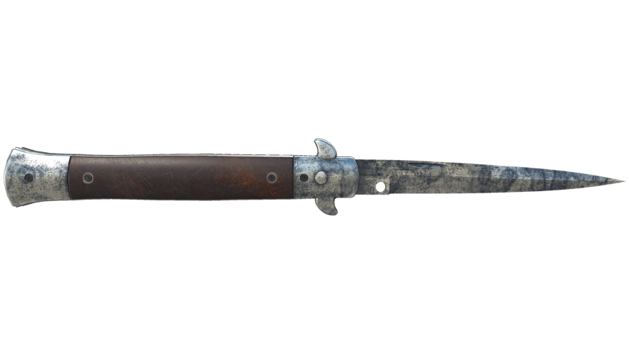 ★ Stiletto Knife | Stained (Battle-Scarred)