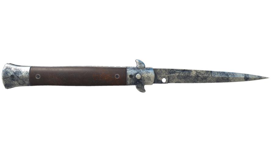 ★ Stiletto Knife | Stained (Battle-Scarred)
