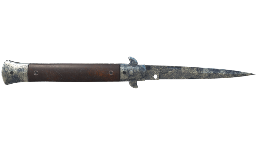 ★ Stiletto Knife | Stained (Battle-Scarred)