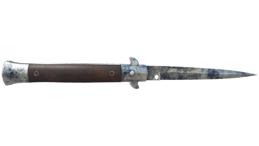 ★ Stiletto Knife | Stained (Well-Worn)