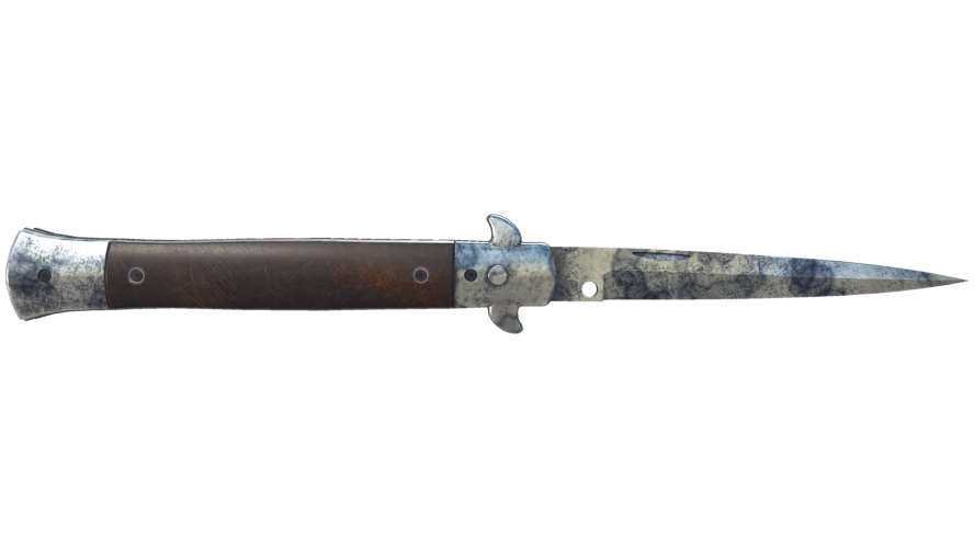 ★ Stiletto Knife | Stained (Well-Worn)