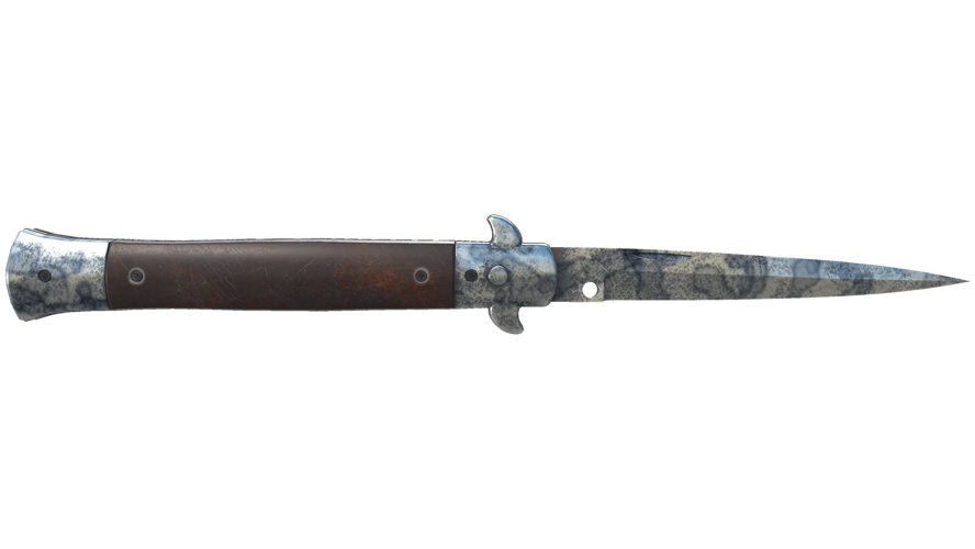 ★ Stiletto Knife | Stained (Well-Worn)