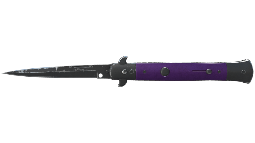 ★ Stiletto Knife | Ultraviolet (Battle-Scarred)