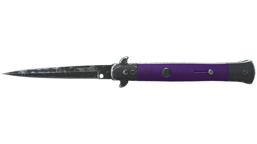 ★ Stiletto Knife | Ultraviolet (Battle-Scarred)