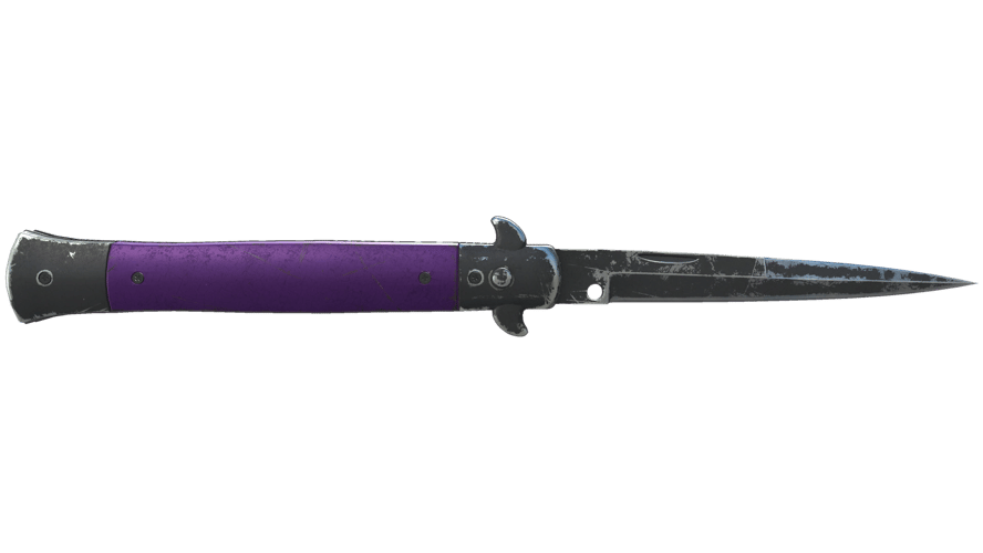 ★ Stiletto Knife | Ultraviolet (Battle-Scarred)