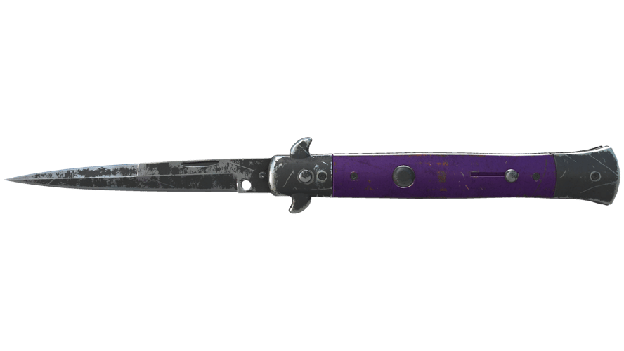 ★ Stiletto Knife | Ultraviolet (Battle-Scarred)