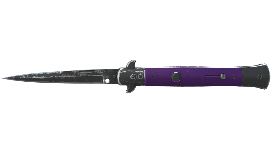 ★ Stiletto Knife | Ultraviolet (Battle-Scarred)