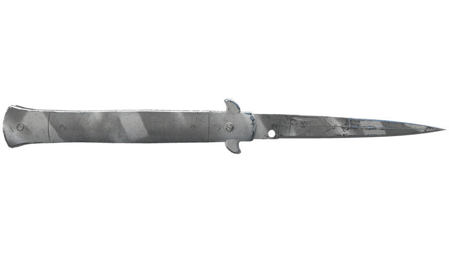 ★ Stiletto Knife | Urban Masked (Well-Worn)